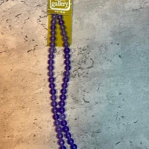 NWT Purple Quartzite 6mm Round Stone Beads